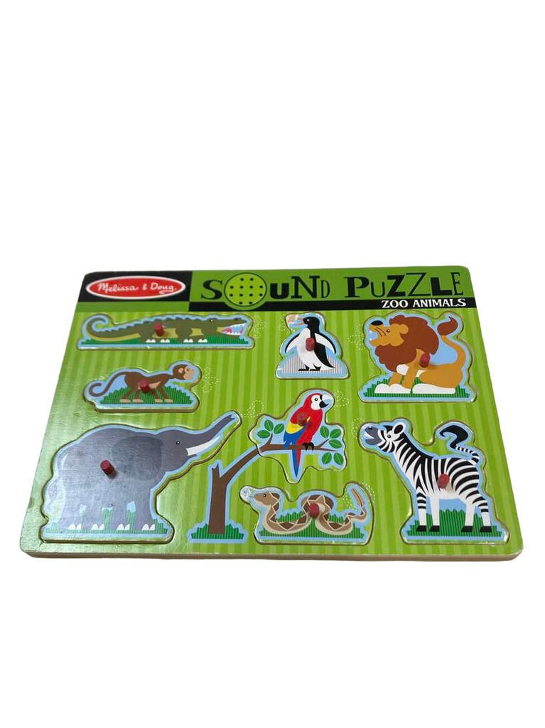 Melissa & Doug Sound Puzzle, Zoo Animals