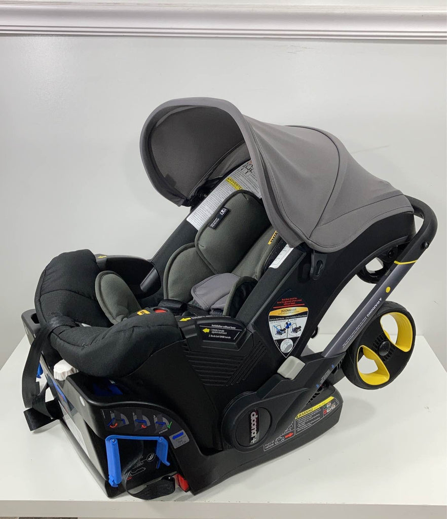 Doona Infant Car Seat & Stroller Combo, 2021, Greyhound