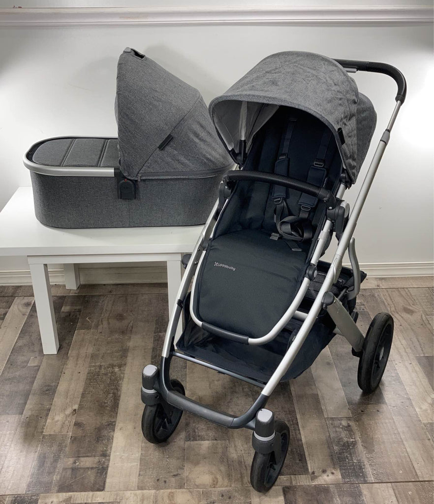 UPPAbaby VISTA V2 Stroller, 2019, Jordan (Charcoal Melange)