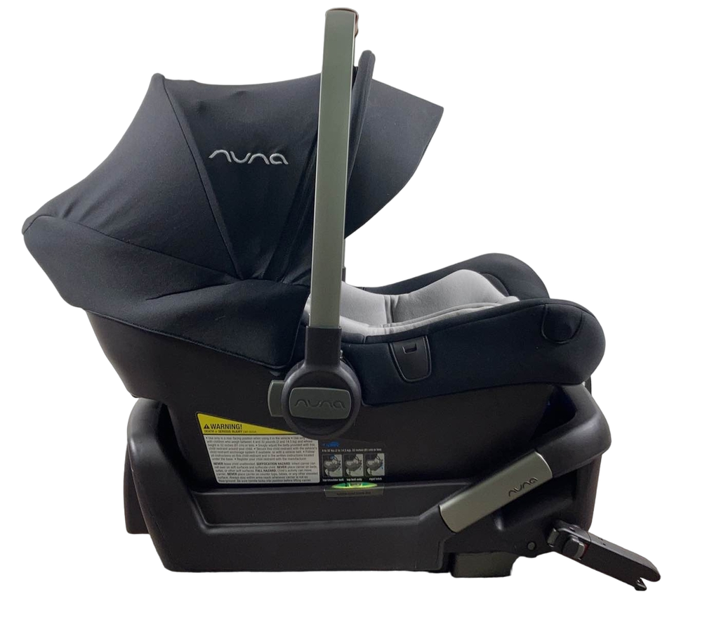 Nuna Pipa Lite LX Infant Car Seat, Caviar, 2021
