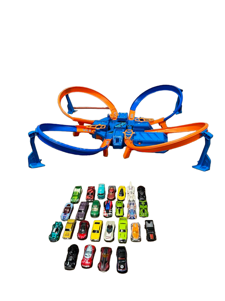 Hot wheels criss cross crash track set deals