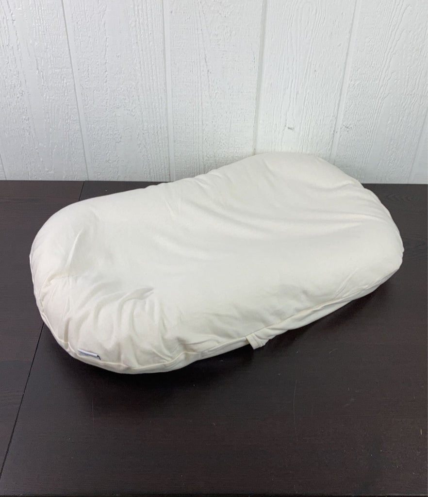 Snuggle Me Organic Sensory Infant Lounger with Cover, Natural