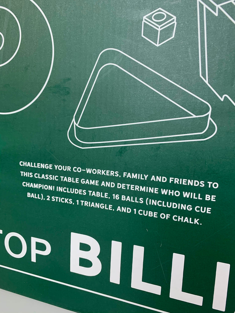 Buxton Tabletop Billiards