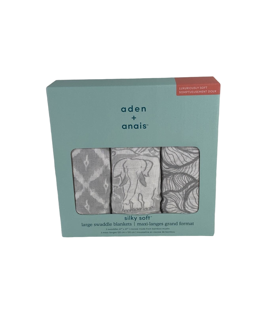 Aden + Anais Silky Soft Swaddles, 3 Pack, Culture Club