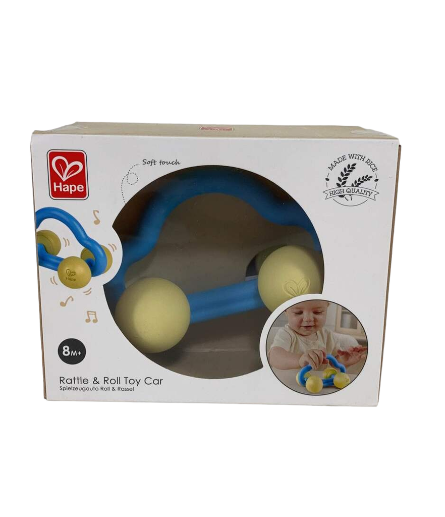 Hape Rattle And Roll Toy Car