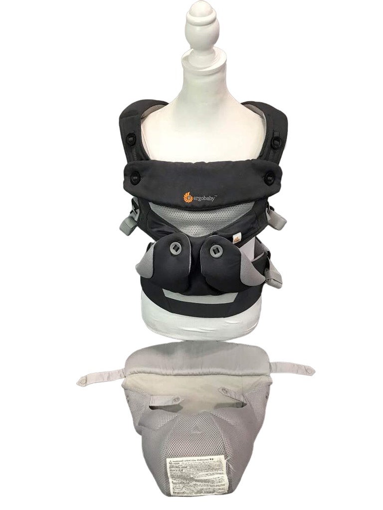Ergobaby 360 All Positions Cool Air Mesh Baby Carrier, Carbon Grey