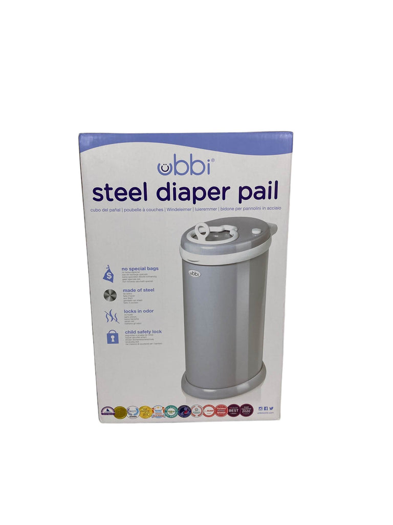 Ubbi Diaper Pail, Grey