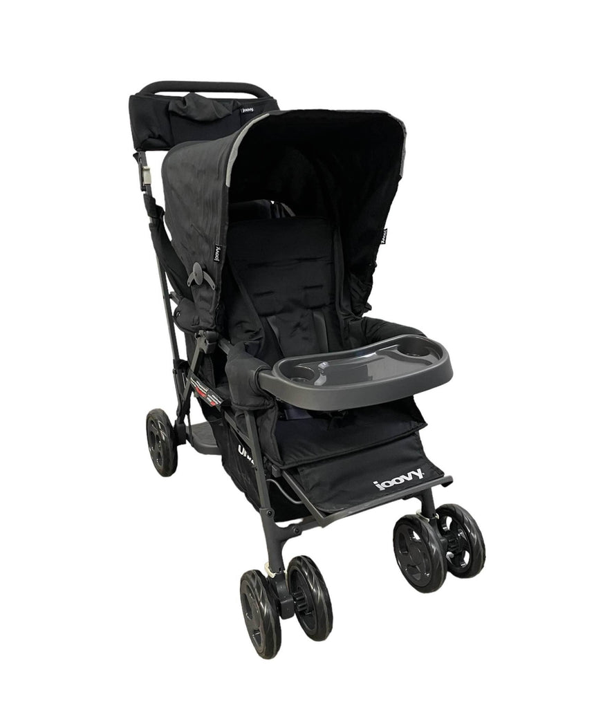 Joovy Caboose Too Ultralight Graphite Sit And Stand Double Stroller, B
