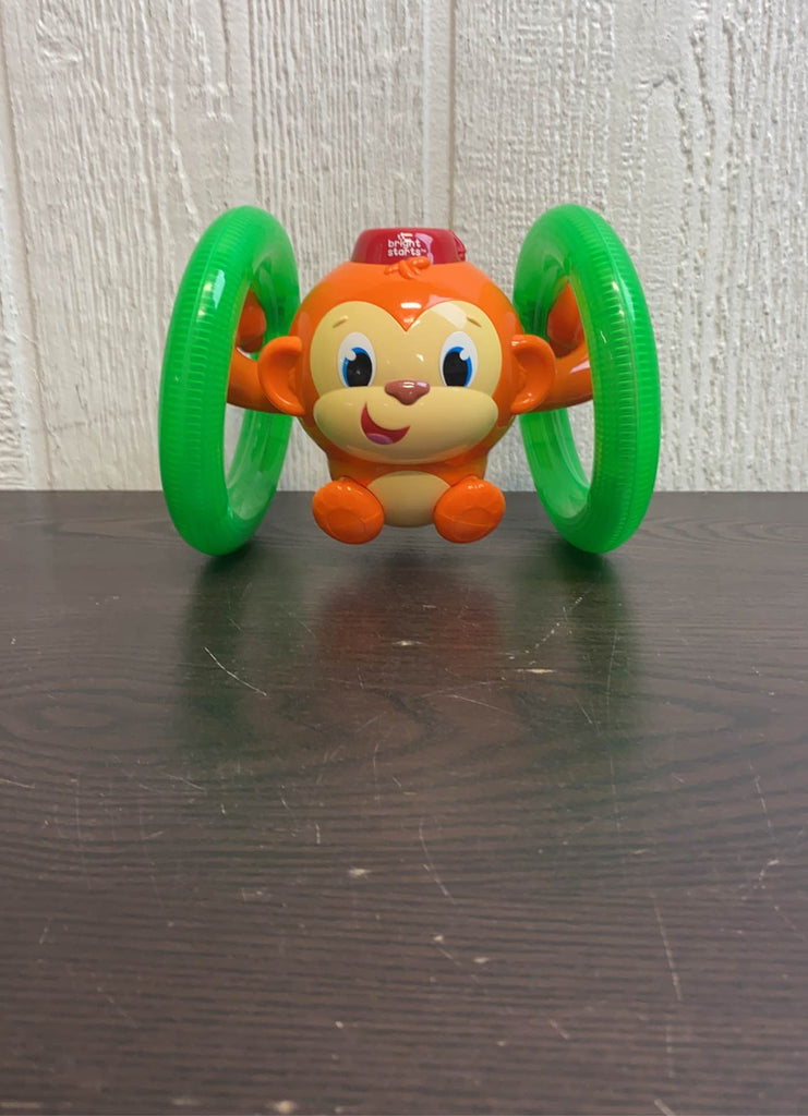 Bright starts roll 2025 & glow monkey toy