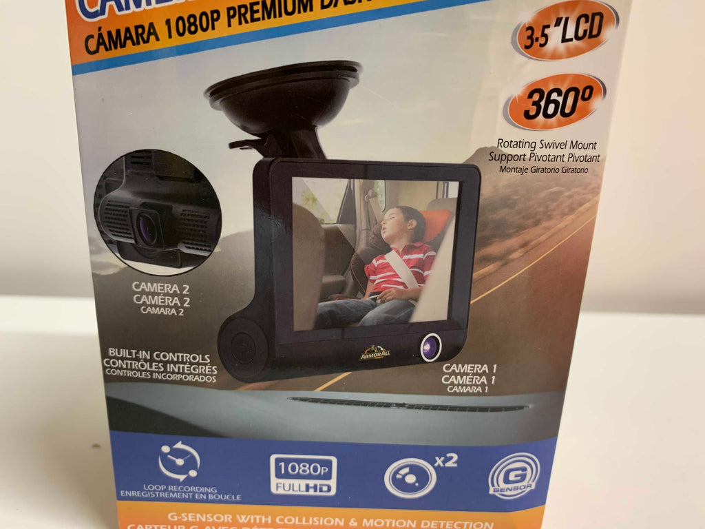 High Definition 1080p Dual Dashboard Camera - Armor All