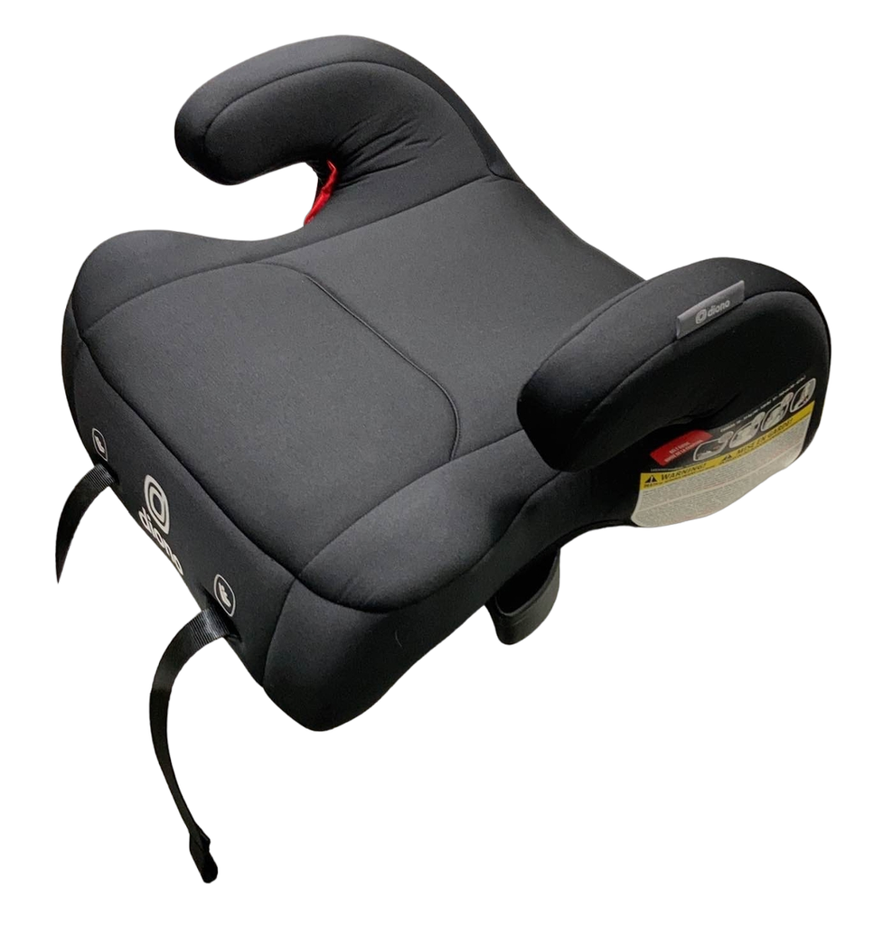 Diono Solana 2 Backless Booster Seat, 2022, With LATCH, Black