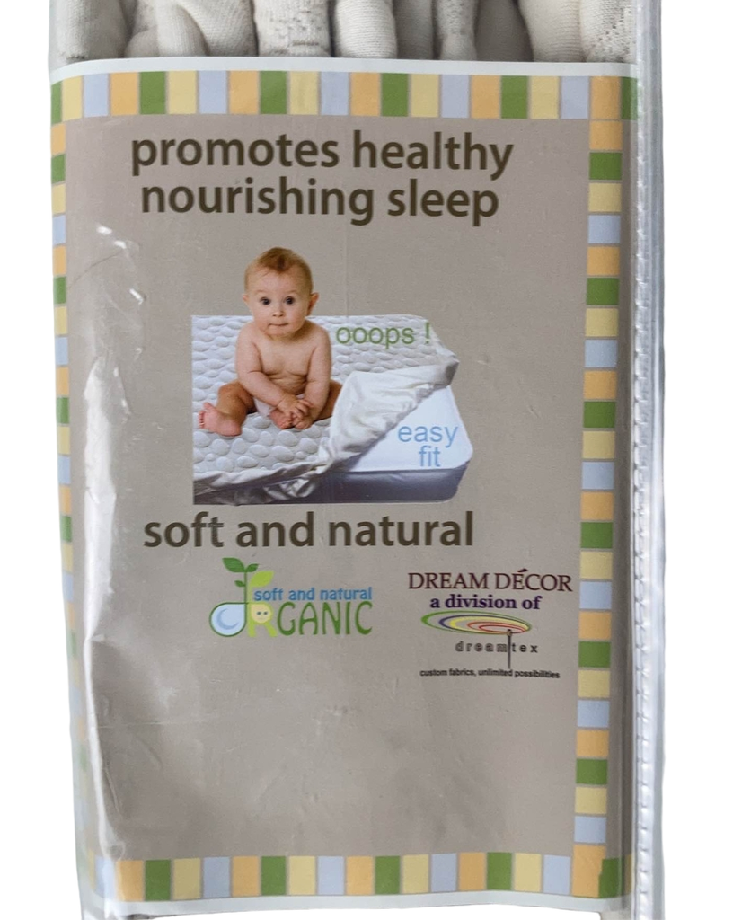 My Little Nest Waterproof Organic Cotton Crib Mattress Protector