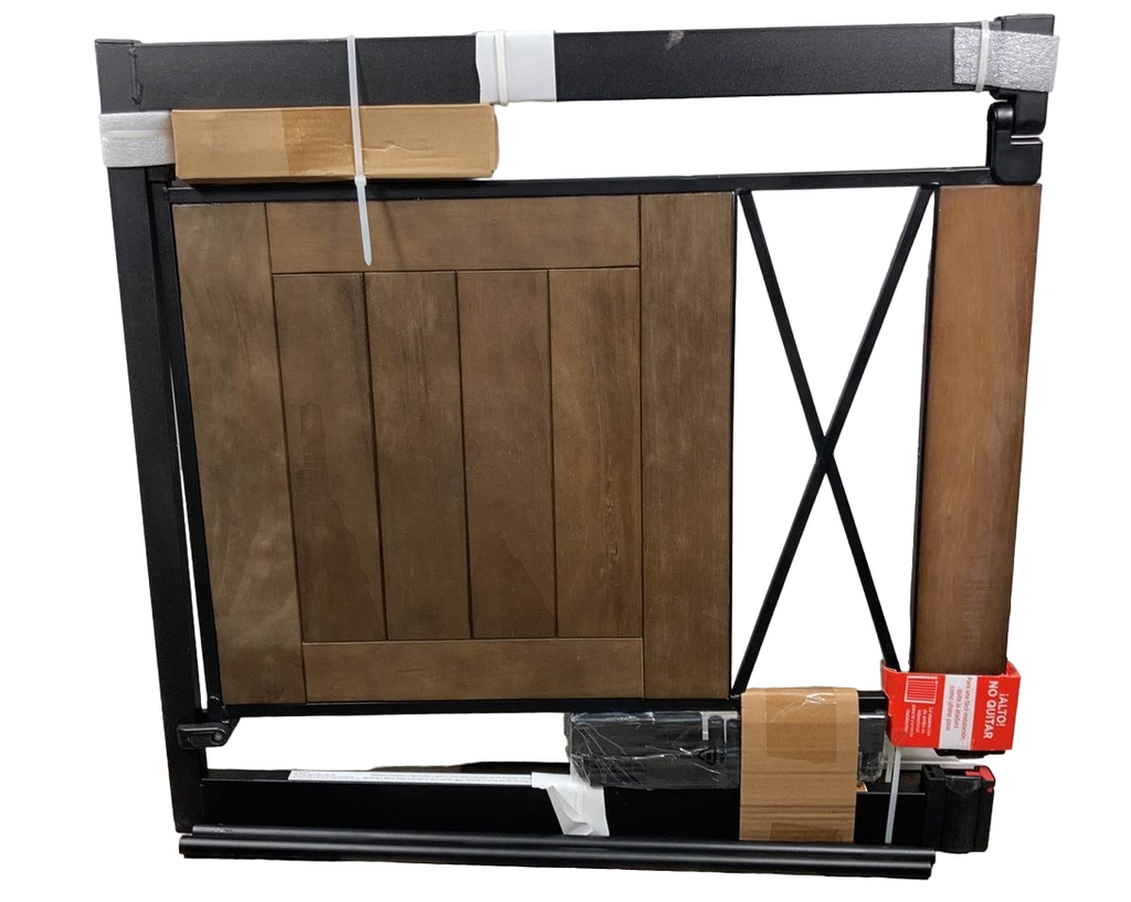 Safety 1st Easy Install Modern Farmhouse Gate