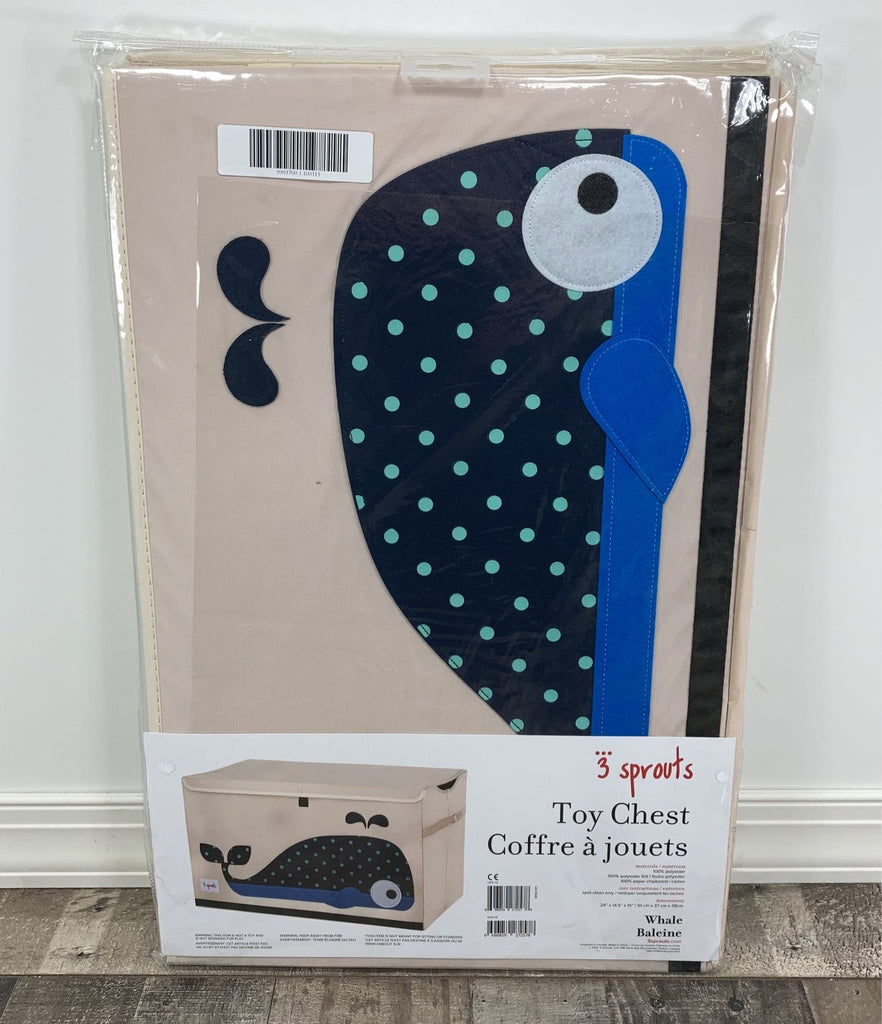 3 Sprouts Toy Chest - Whale