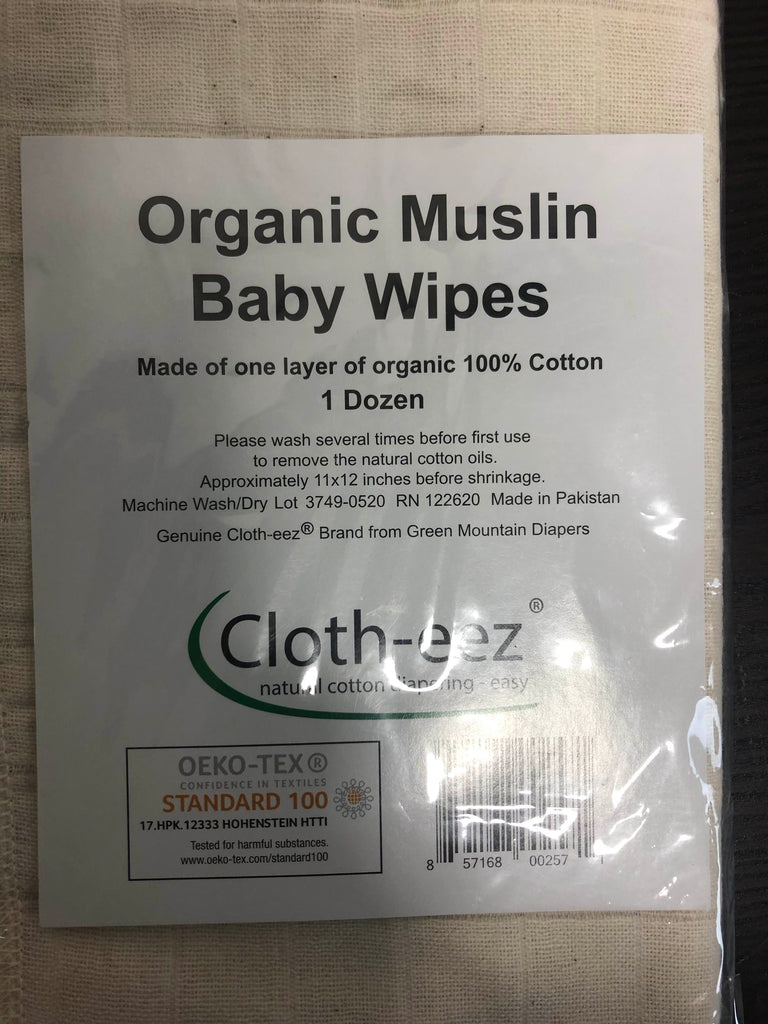 Cloth-eez Organic Muslin Diapers