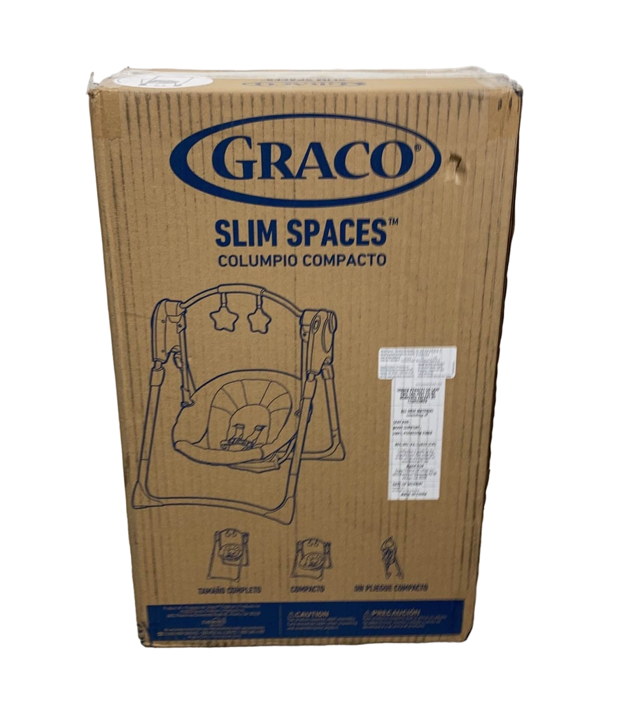 Graco® Slim Spaces™ - Columpio compacto para bebé, Reign : Bebés