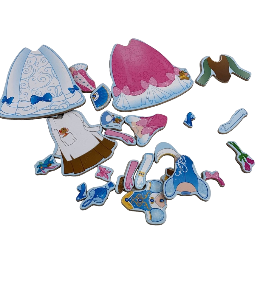 Disney Princesses Wooden Doll Dress Up Set