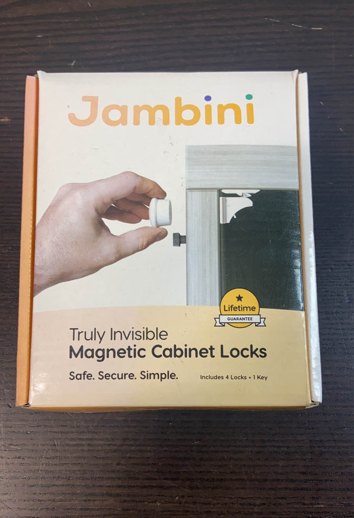 Jambini Magnetic Cabinet Locks – Child Safety Locks for Cabinets