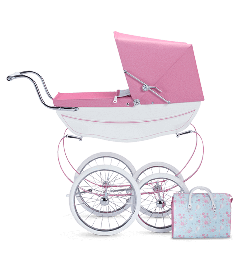 Princess silver cheap cross dolls pram