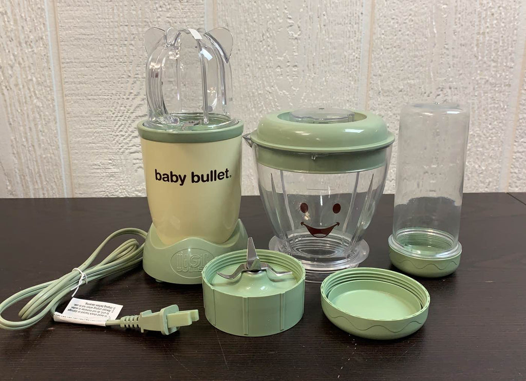 Magic Bullet BABY BULLET Baby Food Jars in Tray and Silicone Pop Tray EUC