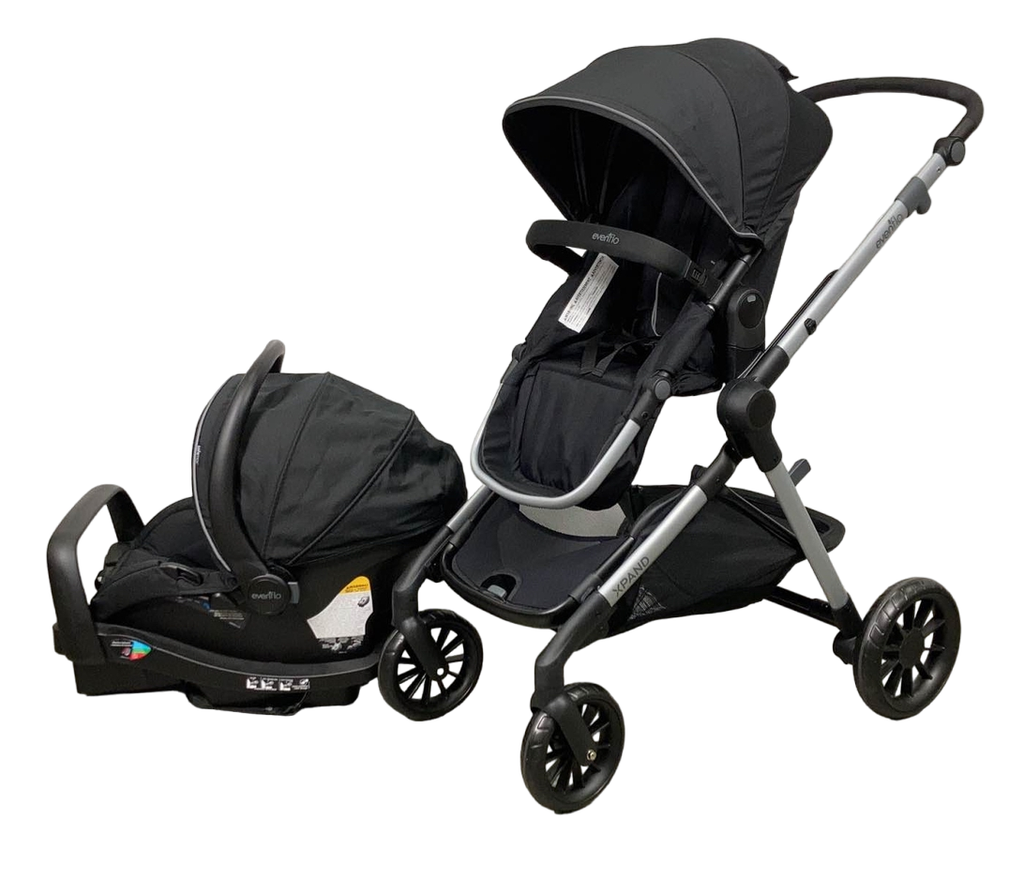 Evenflo Pivot Xpand Modular Travel System Stroller, 2023, Stallion