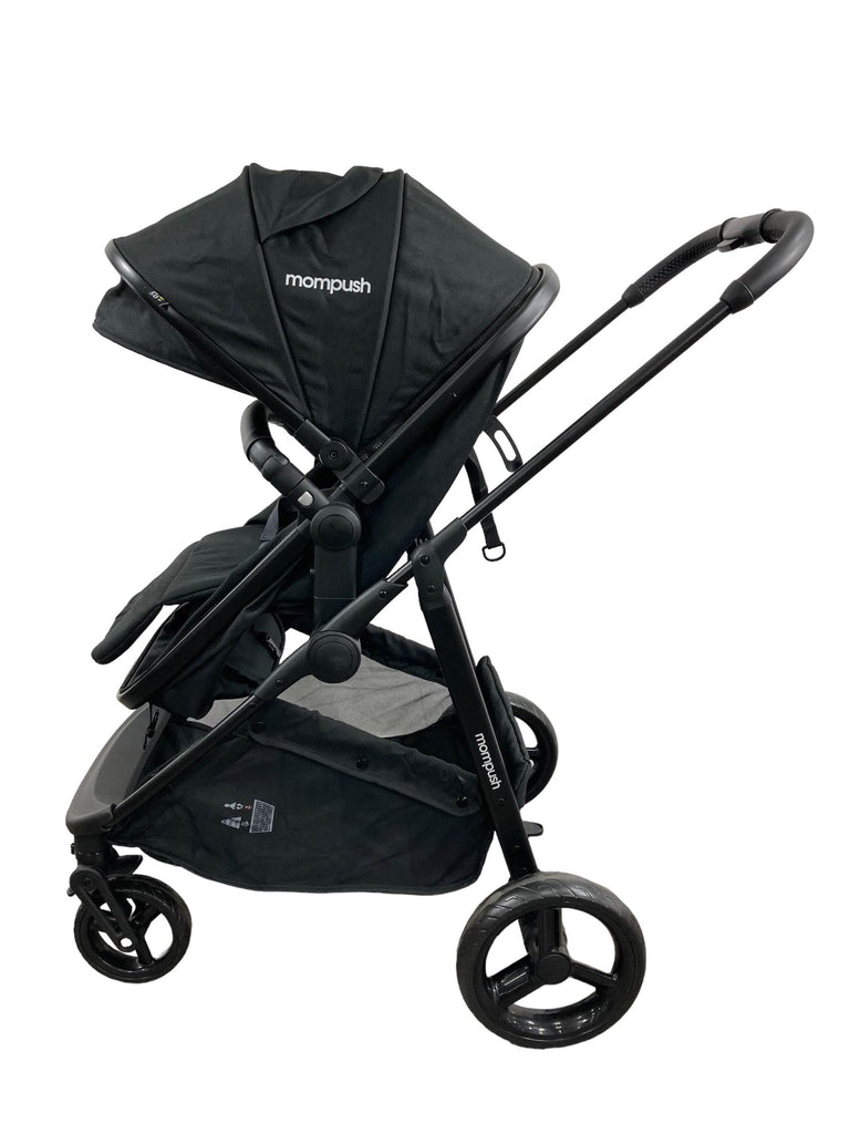 Mompush Wiz Stroller, 2021, Black