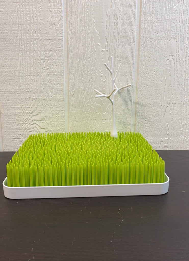 Boon Lawn Countertop Drying Rack, Green, With Twig