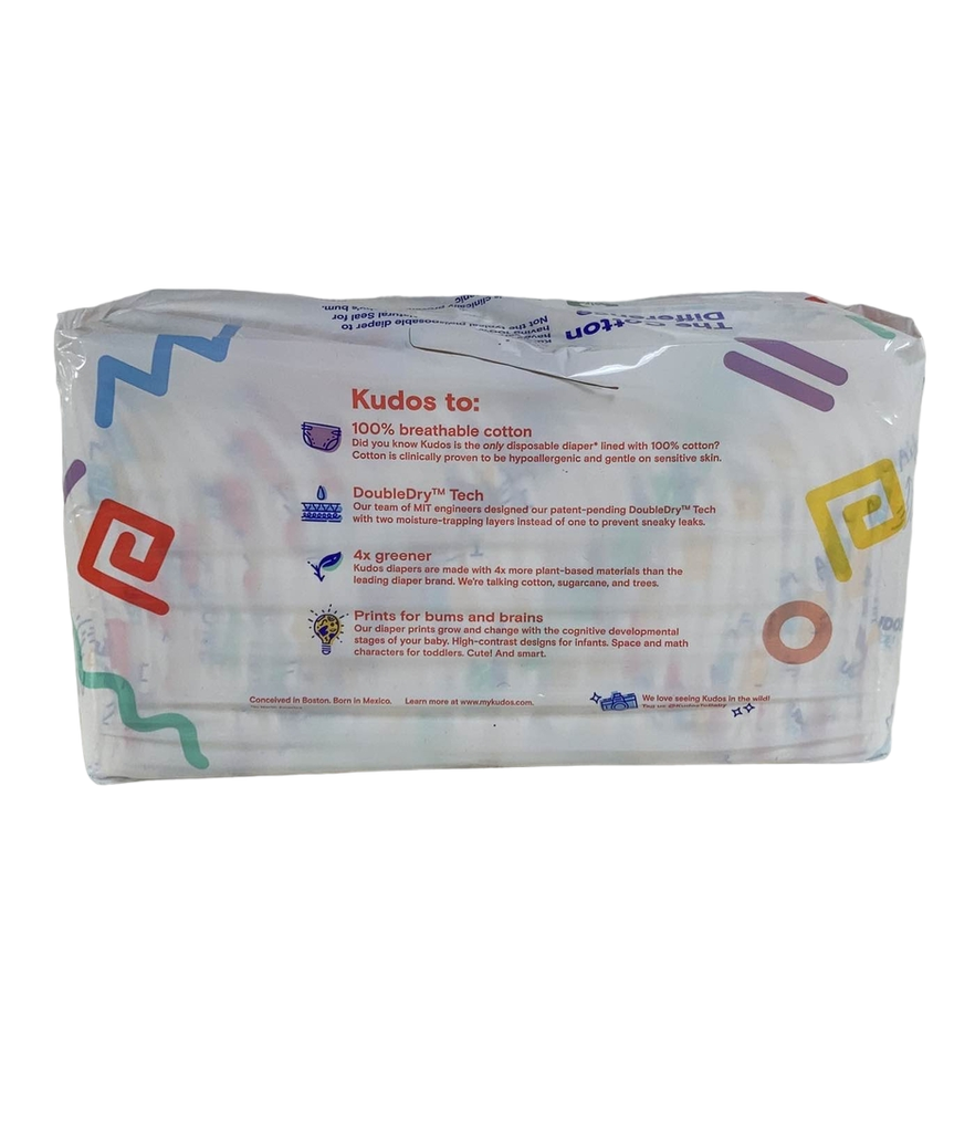 Kudos Diapers 36 Ct, Size 1