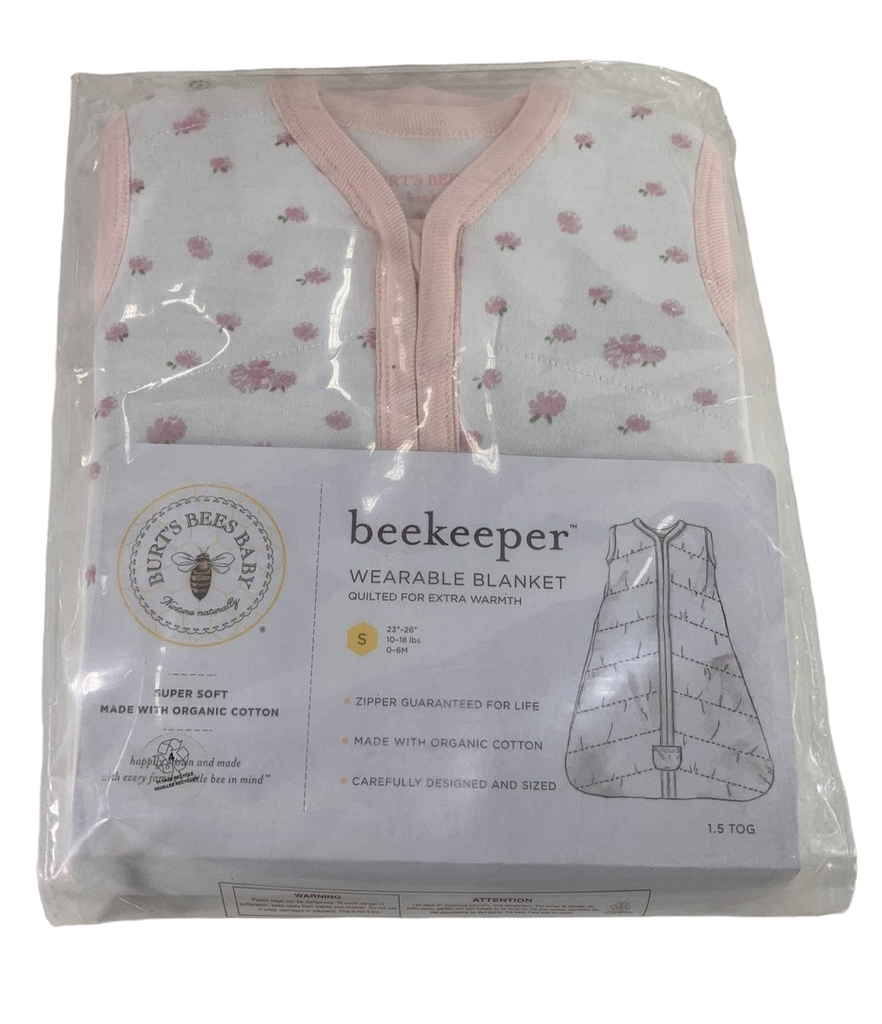 Burt's bees baby outlet beekeeper organic wearable blanket