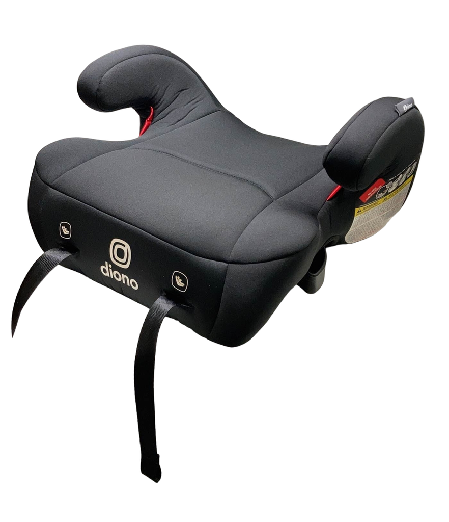 Diono Solana 2 Backless Booster Seat, 2022, With LATCH, Black