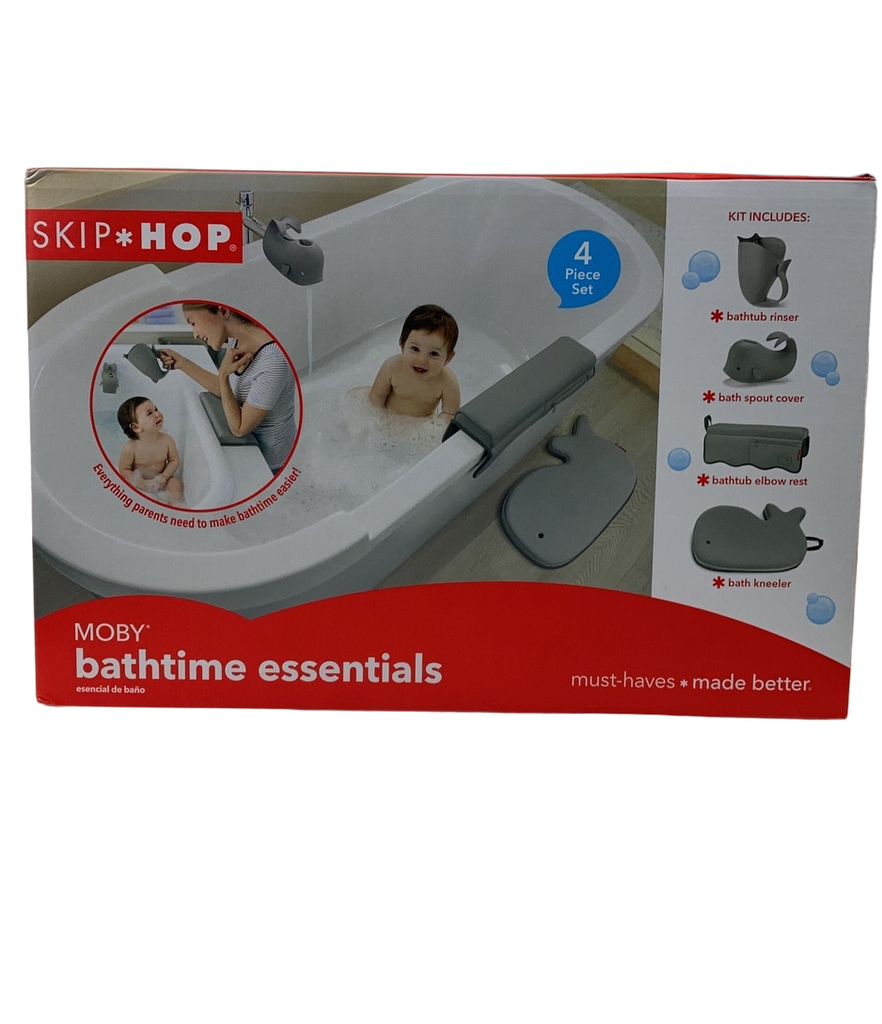 Skip Hop Bath Time Essentials Kit, Grey