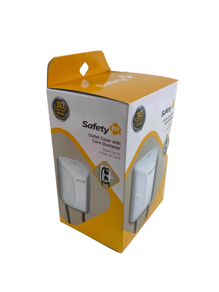 Safety 1st Outlet Cover with Cord Shortener for Baby Proofing 1 Pack