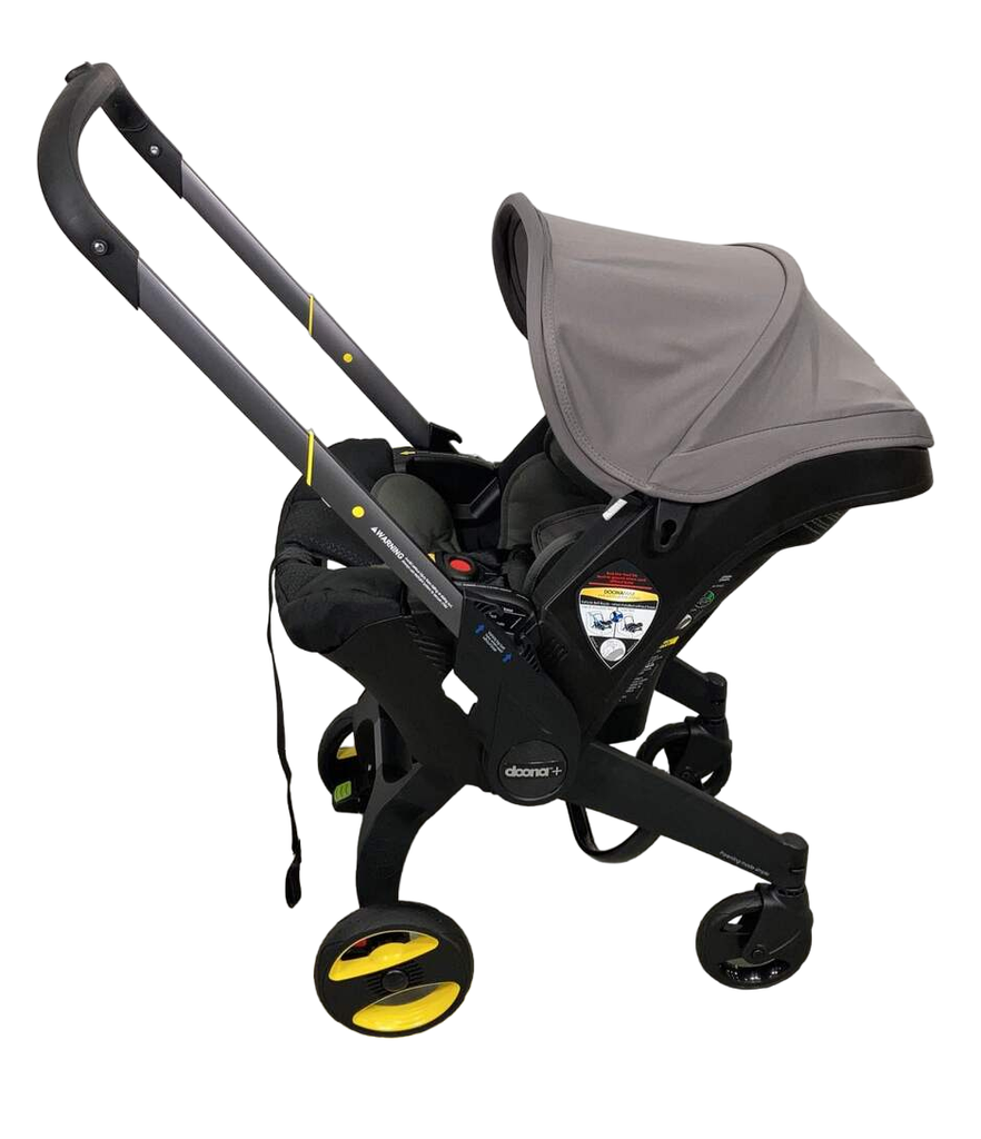 Doona Infant Car Seat & Stroller Combo, 2022, Grey Hound