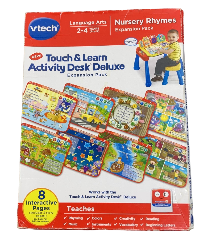 Vtech touch and learn activity sales desk expansion packs