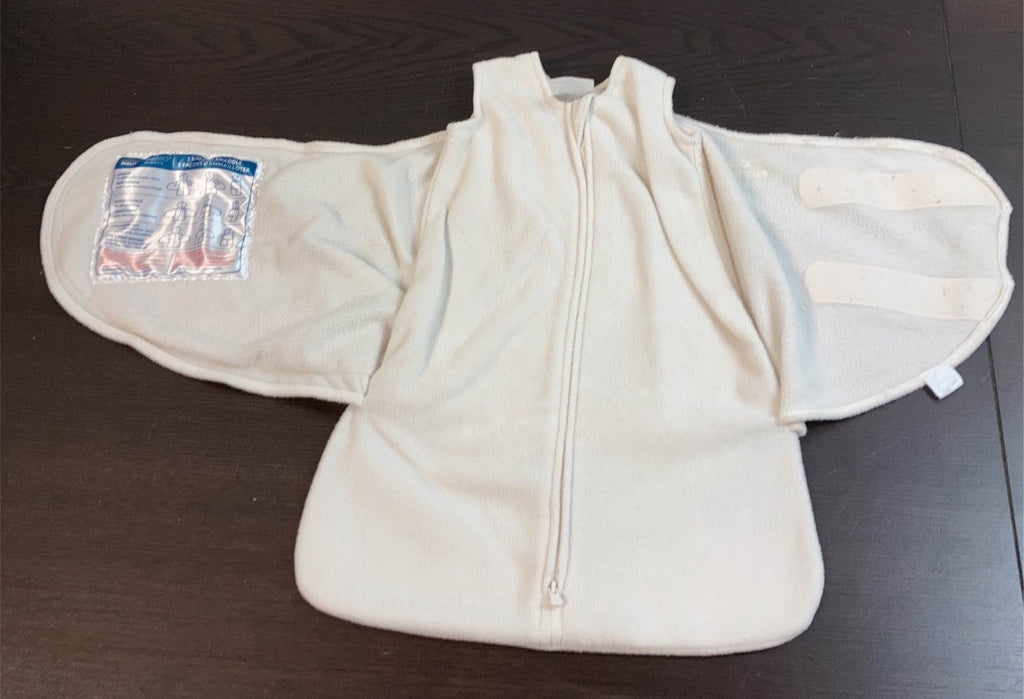 Halo SleepSack Swaddle, Newborn, Cream Fleece