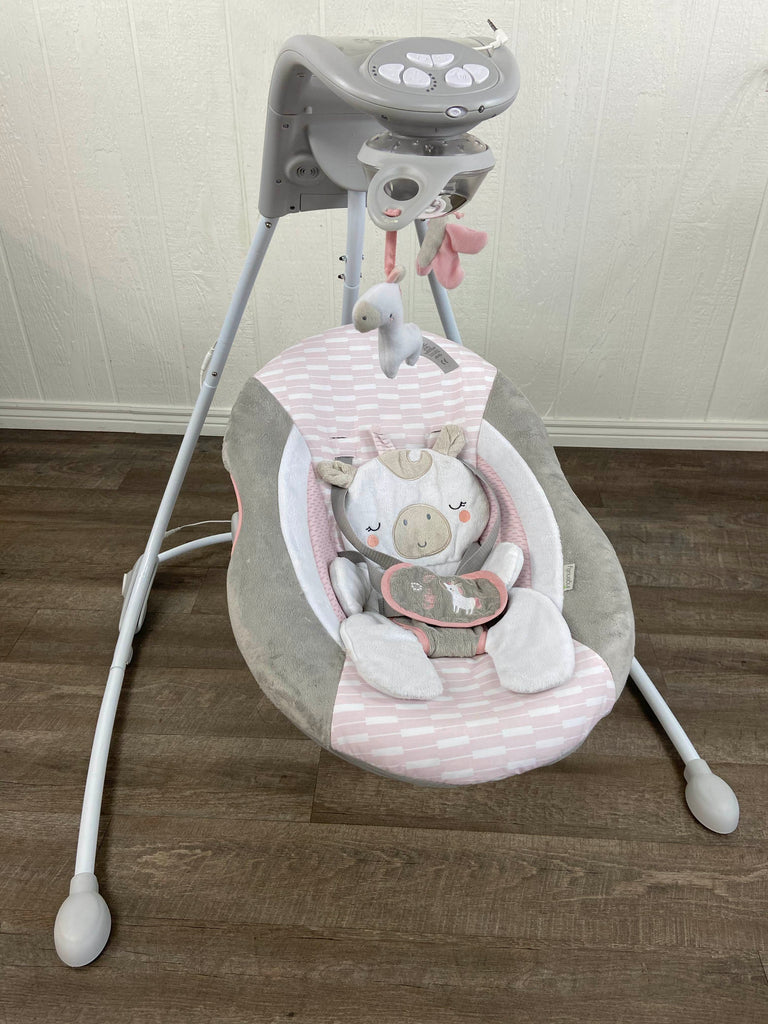 Baby girl hot sale unicorn swing