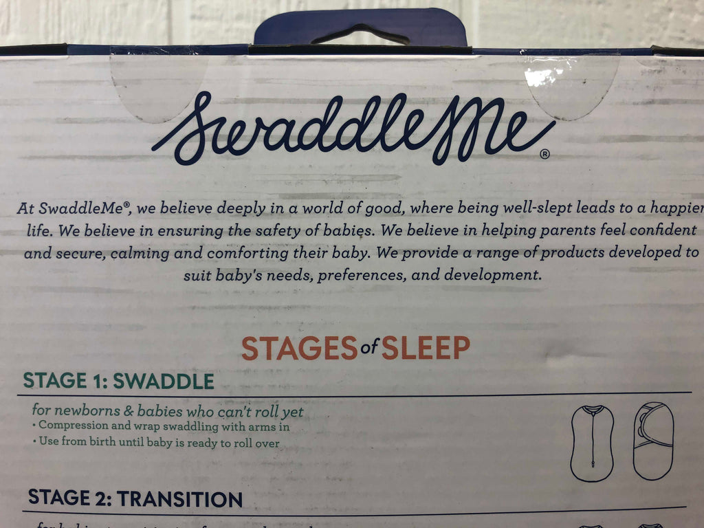 SwaddleMe Original Swaddle Wrap 3pk, Hearts and Hoops, S/M 03 months