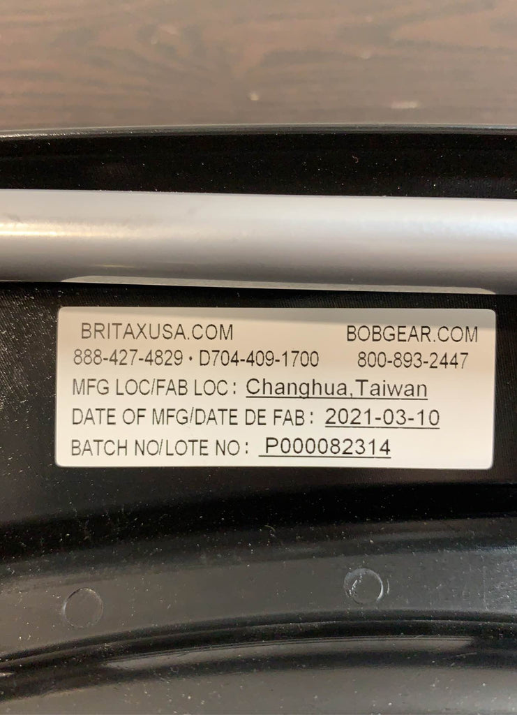 BOB Duallie Snack Tray and Britax/Chicco Adapter, 2021