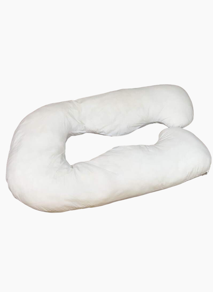 Leachco Back ‘n Belly Bliss Pregnancy Pillow, Soothing White