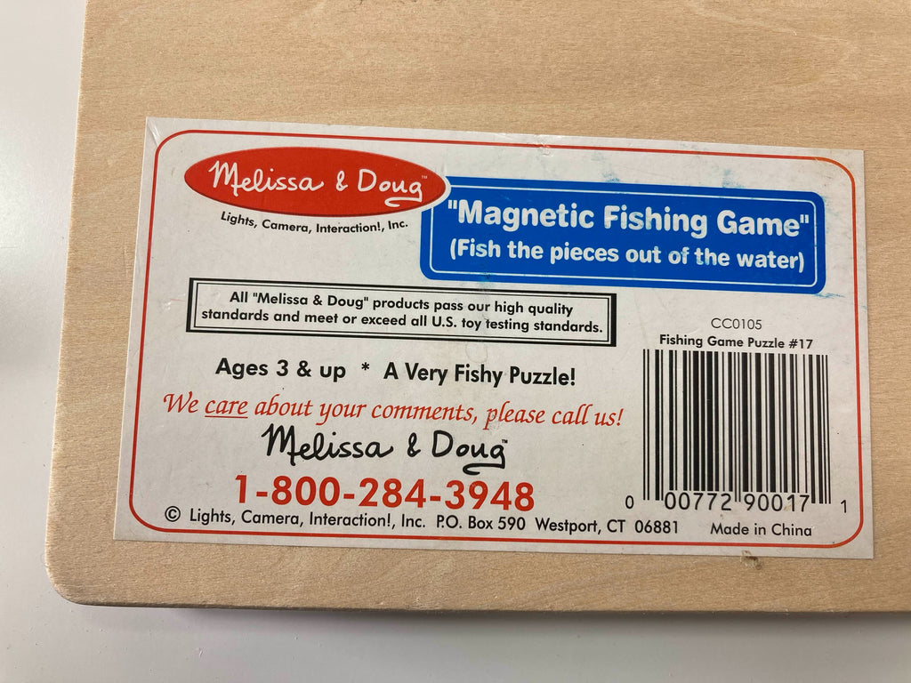Melissa & Doug Fishing Magnetic Puzzle Game