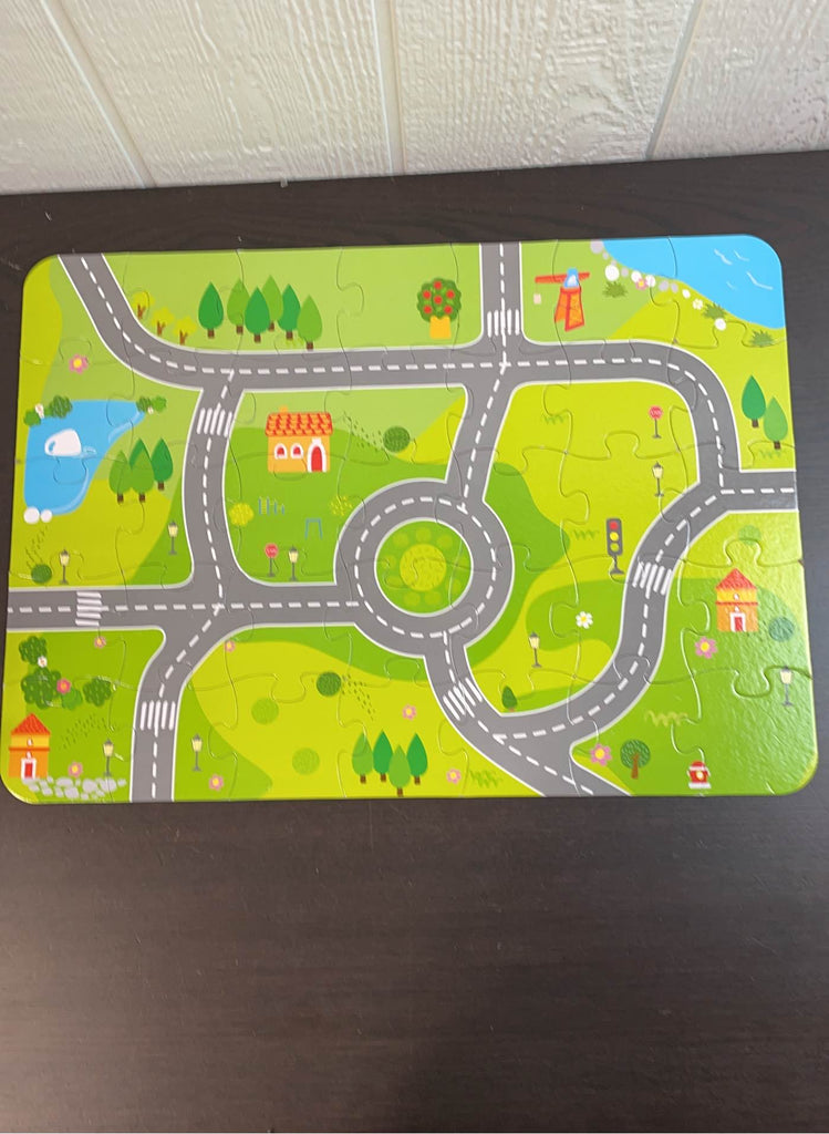 Toy Chest NYC Little Town Wooden Puzzle Playset