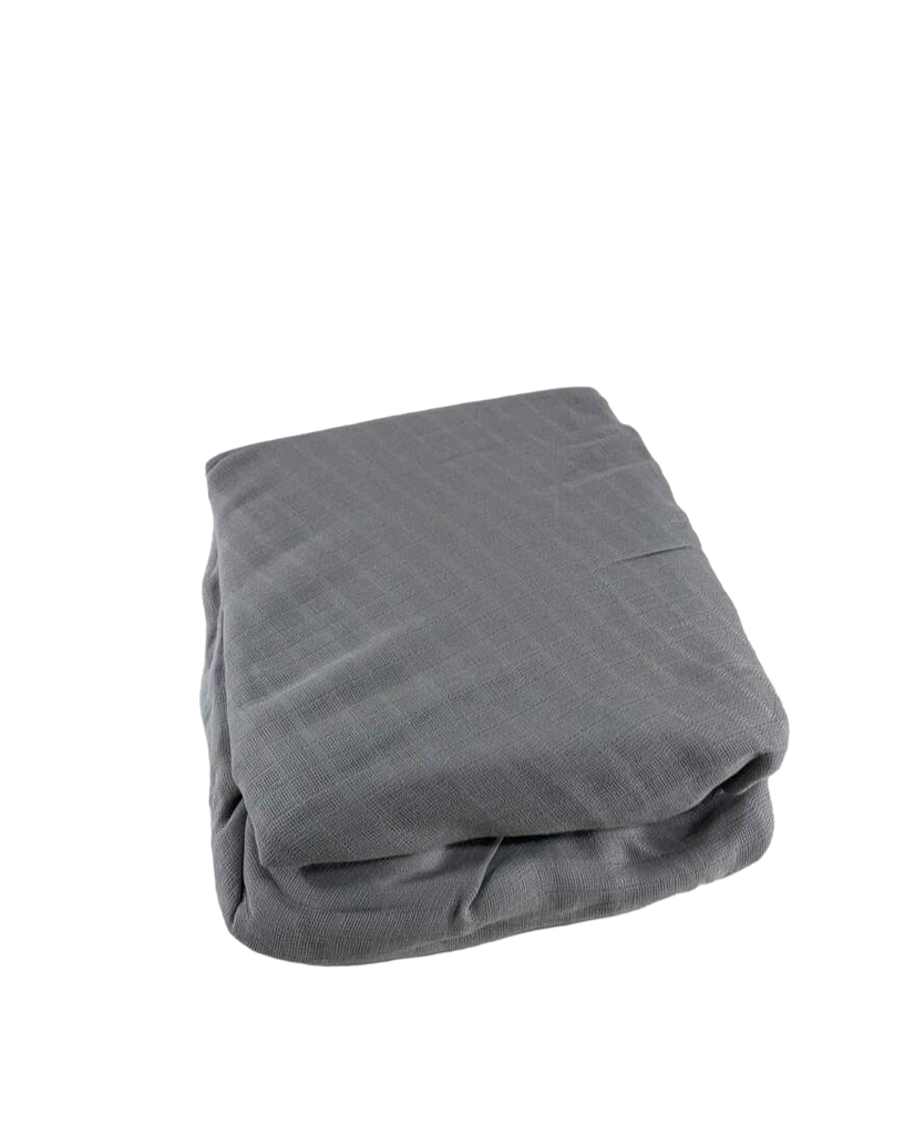 Newton Organic Muslin Sheet, Twilight Grey