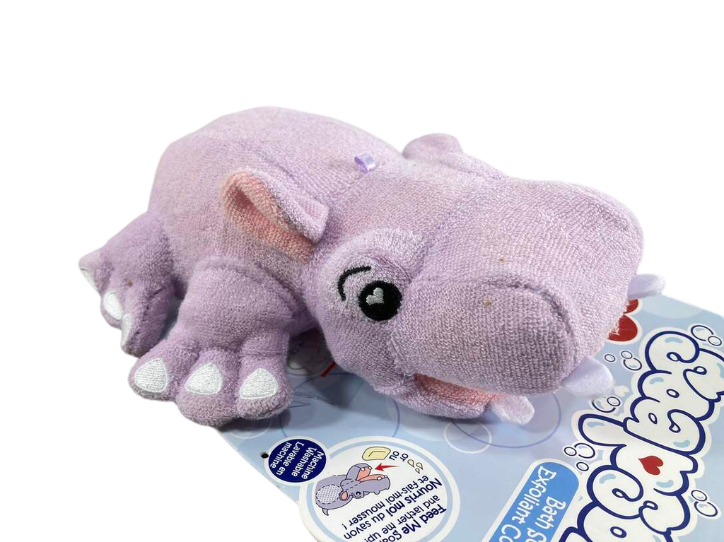 SoapSox Kids Bath Sponge, Harper the Hippo
