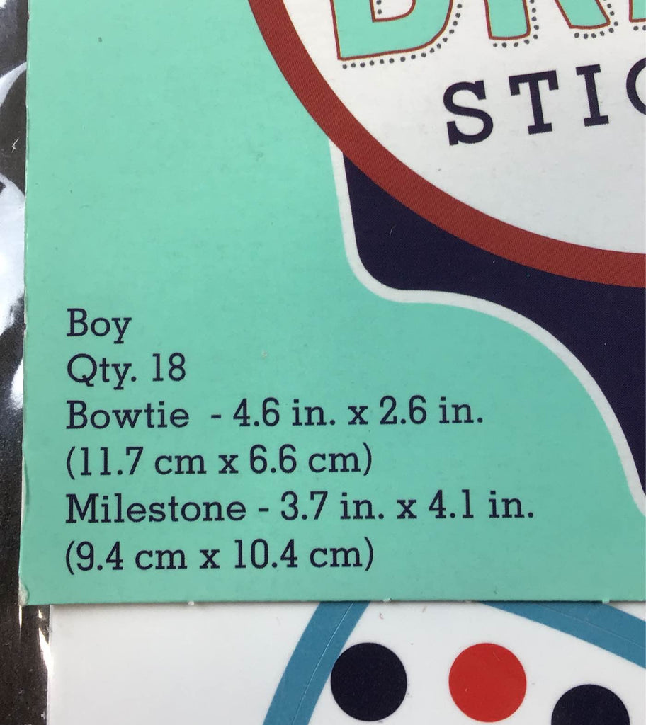 Schroeder and Tremayne Belly Brags Baby Milestone Stickers