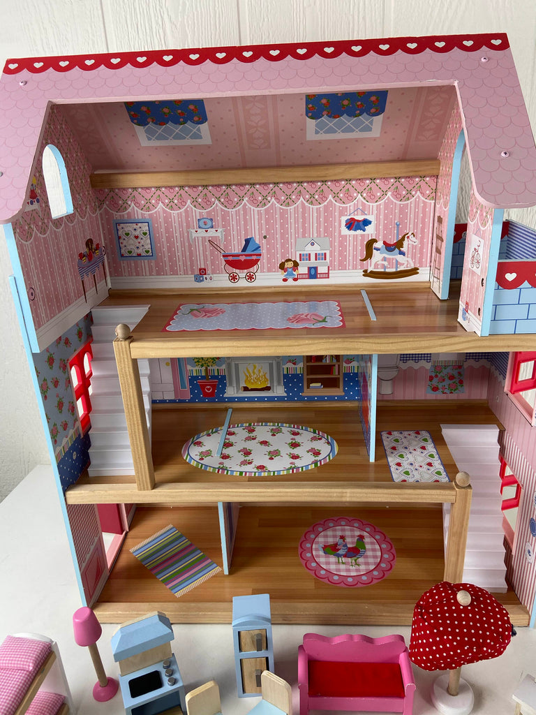 Kidkraft chelsea doll discount cottage with furniture