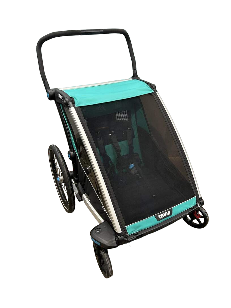 Thule Chariot Lite Bike Trailer Stroller 2 Seat 2017 Agave Green