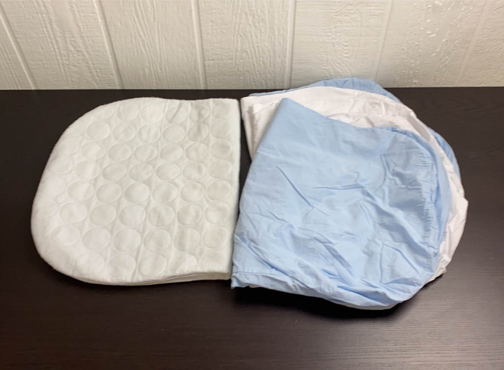Halo BassiNest Sleeper Fitted Sheets, and Mattress Pad
