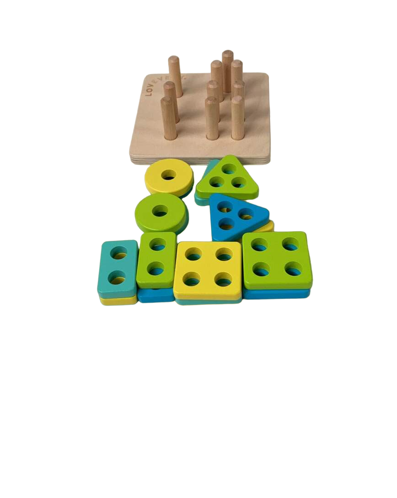 Lovevery Sort and Stack Peg Puzzle