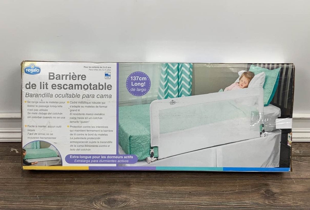 Regalo HideAway Bed Rail, Extra Long