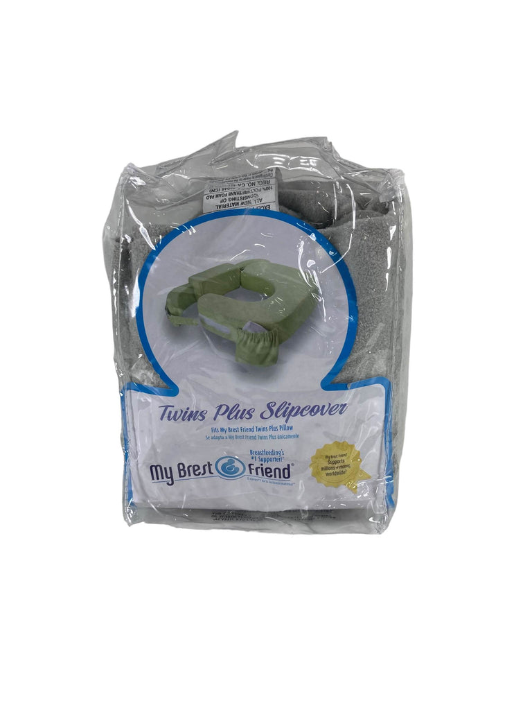 My Brest Friend Twins Plus Slipcover, Grey